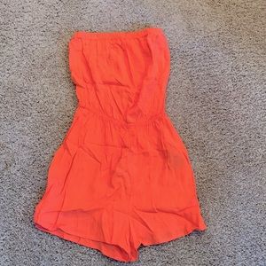 Strapless 1 pc shorts set